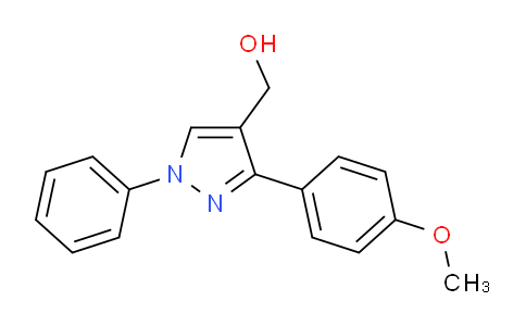 CAS No. 36640-56-9, (3-(4-Methoxyphenyl)-1-phenyl-1H-pyrazol-4-yl)methanol