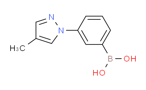 CAS No. 1428582-36-8, (3-(4-Methyl-1H-pyrazol-1-yl)phenyl)boronic acid