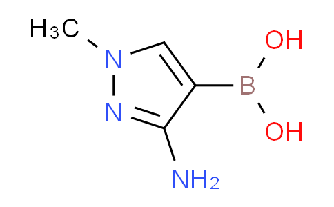 CAS No. 1022156-12-2, (3-Amino-1-methyl-1H-pyrazol-4-yl)boronic acid