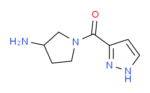 CAS No. 1342360-42-2, (3-Aminopyrrolidin-1-yl)(1H-pyrazol-3-yl)methanone