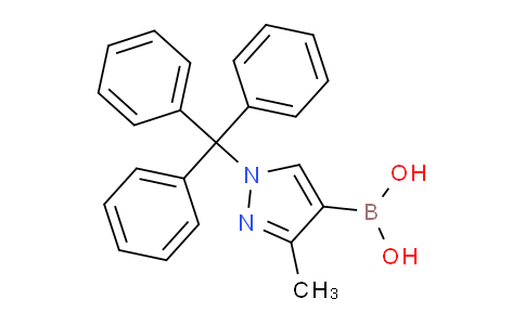 CAS No. 474706-57-5, (3-Methyl-1-trityl-1H-pyrazol-4-yl)boronic acid