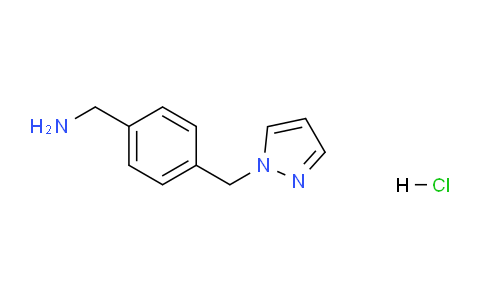 CAS No. 904696-62-4, (4-((1H-Pyrazol-1-yl)methyl)phenyl)methanamine hydrochloride