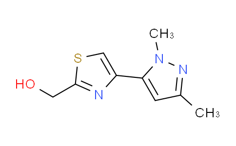 CAS No. 1707389-03-4, (4-(1,3-Dimethyl-1H-pyrazol-5-yl)thiazol-2-yl)methanol