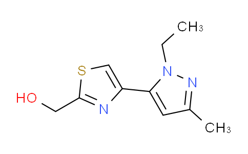 CAS No. 1708288-42-9, (4-(1-Ethyl-3-methyl-1H-pyrazol-5-yl)thiazol-2-yl)methanol