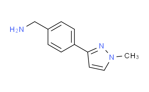 CAS No. 915707-40-3, (4-(1-Methyl-1H-pyrazol-3-yl)phenyl)methanamine