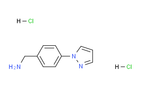 CAS No. 1185303-30-3, (4-(1H-Pyrazol-1-yl)phenyl)methanamine dihydrochloride