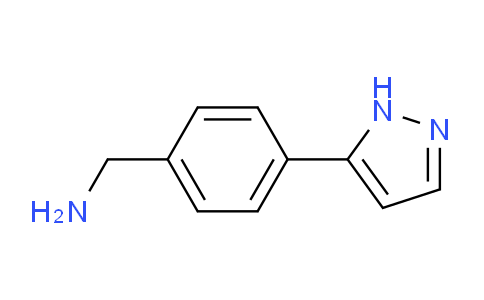 CAS No. 1017785-80-6, (4-(1H-Pyrazol-5-yl)phenyl)methanamine
