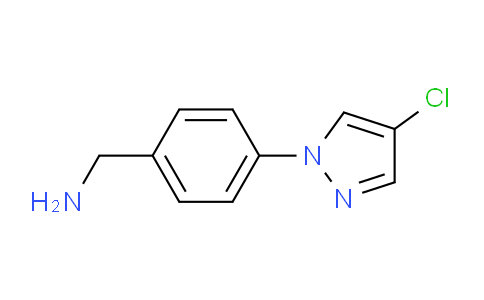 CAS No. 1006442-29-0, (4-(4-Chloro-1H-pyrazol-1-yl)phenyl)methanamine