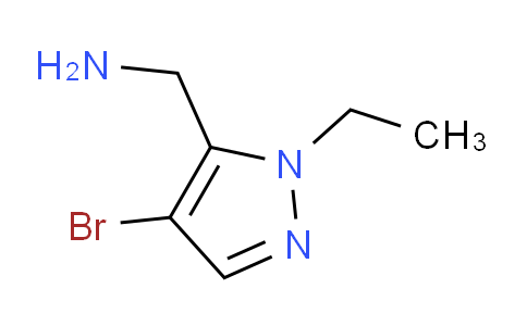 CAS No. 1001500-50-0, (4-Bromo-1-ethyl-1H-pyrazol-5-yl)methanamine