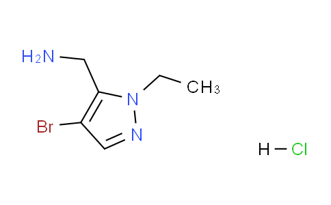 CAS No. 1184989-52-3, (4-Bromo-1-ethyl-1H-pyrazol-5-yl)methanamine hydrochloride
