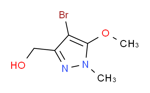 CAS No. 1707359-83-8, (4-Bromo-5-methoxy-1-methyl-1H-pyrazol-3-yl)methanol