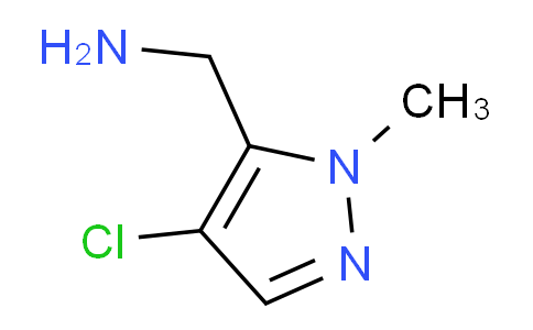 CAS No. 1001500-75-9, (4-Chloro-1-methyl-1H-pyrazol-5-yl)methanamine