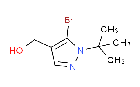 CAS No. 1374257-82-5, (5-Bromo-1-(tert-butyl)-1H-pyrazol-4-yl)methanol