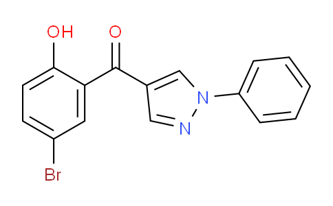 CAS No. 68287-72-9, (5-Bromo-2-hydroxyphenyl)(1-phenyl-1H-pyrazol-4-yl)methanone