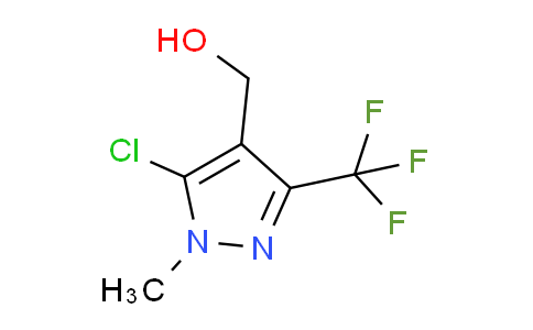 CAS No. 282523-11-9, (5-Chloro-1-methyl-3-(trifluoromethyl)-1H-pyrazol-4-yl)methanol