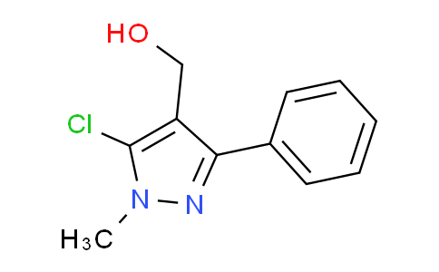 CAS No. 321538-17-4, (5-Chloro-1-methyl-3-phenyl-1H-pyrazol-4-yl)methanol