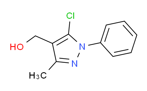 CAS No. 1136-60-3, (5-Chloro-3-methyl-1-phenyl-1H-pyrazol-4-yl)methanol