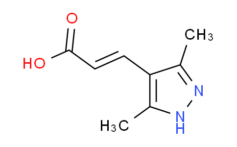 CAS No. 884048-51-5, (E)-3-(3,5-Dimethyl-1H-pyrazol-4-yl)acrylic acid