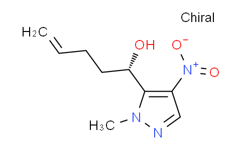 CAS No. 1809874-14-3, (S)-1-(1-Methyl-4-nitro-1H-pyrazol-5-yl)pent-4-en-1-ol