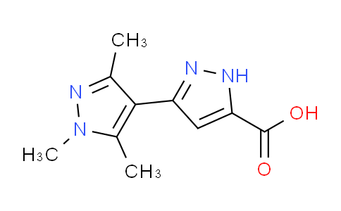 CAS No. 890624-34-7, 1',3',5'-Trimethyl-1H,1'H-[3,4'-bipyrazole]-5-carboxylic acid