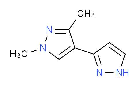 CAS No. 1006356-56-4, 1',3'-Dimethyl-1H,1'H-3,4'-bipyrazole