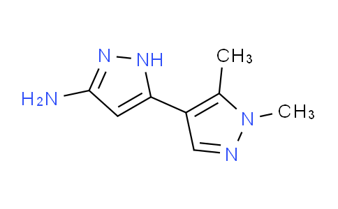 CAS No. 1025026-56-5, 1',5'-Dimethyl-1'H,2H-[3,4'-bipyrazol]-5-amine