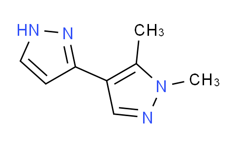 CAS No. 1006327-22-5, 1',5'-Dimethyl-1H,1'H-3,4'-bipyrazole
