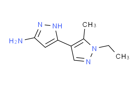 CAS No. 943107-19-5, 1'-Ethyl-5'-methyl-1'H,2H-[3,4'-bipyrazol]-5-amine