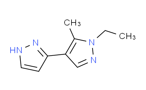 CAS No. 1006327-21-4, 1'-Ethyl-5'-methyl-1H,1'H-3,4'-bipyrazole