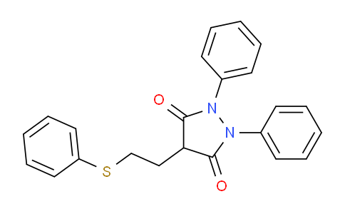 CAS No. 3736-92-3, 1,2-Diphenyl-4-(2-(phenylthio)ethyl)pyrazolidine-3,5-dione