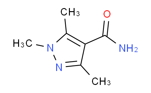 CAS No. 861586-14-3, 1,3,5-Trimethyl-1H-pyrazole-4-carboxamide