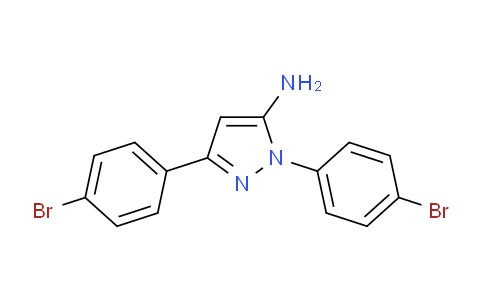 CAS No. 618098-21-8, 1,3-Bis(4-Bromophenyl)-1H-pyrazol-5-amine
