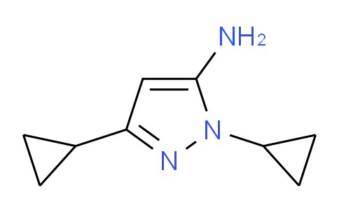 CAS No. 1808163-37-2, 1,3-Dicyclopropyl-1H-pyrazol-5-amine