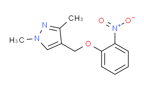 CAS No. 1172569-10-6, 1,3-Dimethyl-4-((2-nitrophenoxy)methyl)-1H-pyrazole