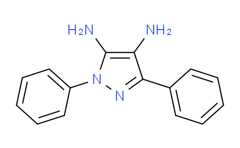 CAS No. 122128-84-1, 1,3-Diphenyl-1H-pyrazole-4,5-diamine