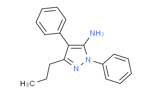 CAS No. 101782-77-8, 1,4-Diphenyl-3-propyl-1H-pyrazol-5-amine