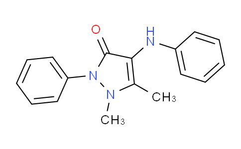CAS No. 60473-50-9, 1,5-Dimethyl-2-phenyl-4-(phenylamino)-1H-pyrazol-3(2H)-one