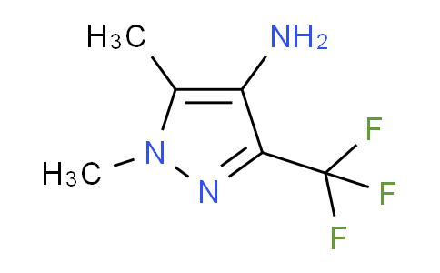 CAS No. 150187-15-8, 1,5-Dimethyl-3-(trifluoromethyl)-1H-pyrazol-4-amine