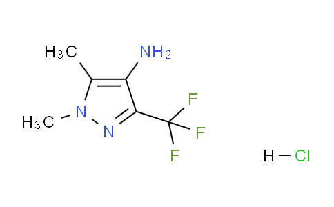 CAS No. 1431963-69-7, 1,5-Dimethyl-3-(trifluoromethyl)-1H-pyrazol-4-amine hydrochloride