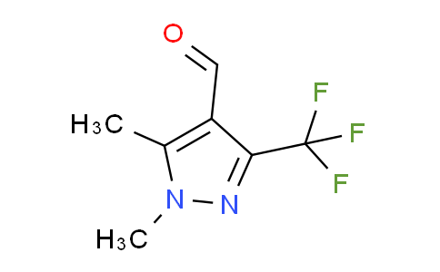 CAS No. 1082065-80-2, 1,5-Dimethyl-3-(trifluoromethyl)-1H-pyrazole-4-carbaldehyde