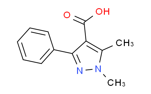 CAS No. 1171501-41-9, 1,5-Dimethyl-3-phenyl-1H-pyrazole-4-carboxylic acid