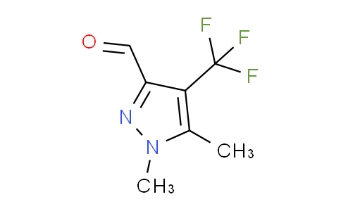 CAS No. 1216529-33-7, 1,5-Dimethyl-4-(trifluoromethyl)-1H-pyrazole-3-carbaldehyde