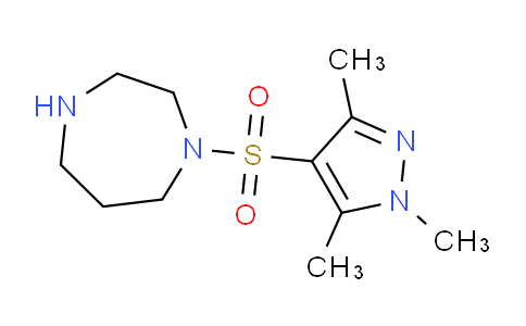 CAS No. 1152879-44-1, 1-((1,3,5-Trimethyl-1H-pyrazol-4-yl)sulfonyl)-1,4-diazepane