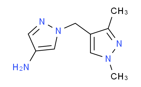 CAS No. 1001757-46-5, 1-((1,3-Dimethyl-1H-pyrazol-4-yl)methyl)-1H-pyrazol-4-amine