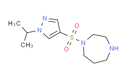 CAS No. 1351386-43-0, 1-((1-Isopropyl-1H-pyrazol-4-yl)sulfonyl)-1,4-diazepane