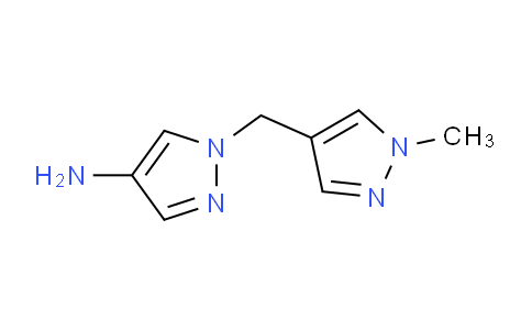 CAS No. 1001757-45-4, 1-((1-Methyl-1H-pyrazol-4-yl)methyl)-1H-pyrazol-4-amine