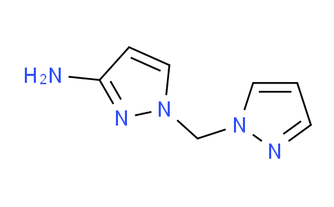 CAS No. 1006472-78-1, 1-((1H-Pyrazol-1-yl)methyl)-1H-pyrazol-3-amine