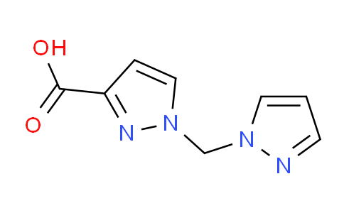 CAS No. 1005631-12-8, 1-((1H-Pyrazol-1-yl)methyl)-1H-pyrazole-3-carboxylic acid