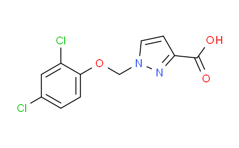 CAS No. 1004193-04-7, 1-((2,4-Dichlorophenoxy)methyl)-1H-pyrazole-3-carboxylic acid