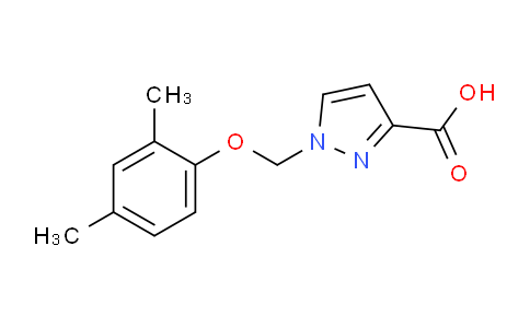CAS No. 1004193-25-2, 1-((2,4-Dimethylphenoxy)methyl)-1H-pyrazole-3-carboxylic acid
